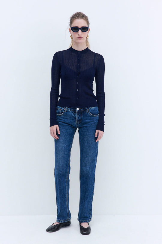 No.15| Low Rise Straight Denim - Dé Rococo