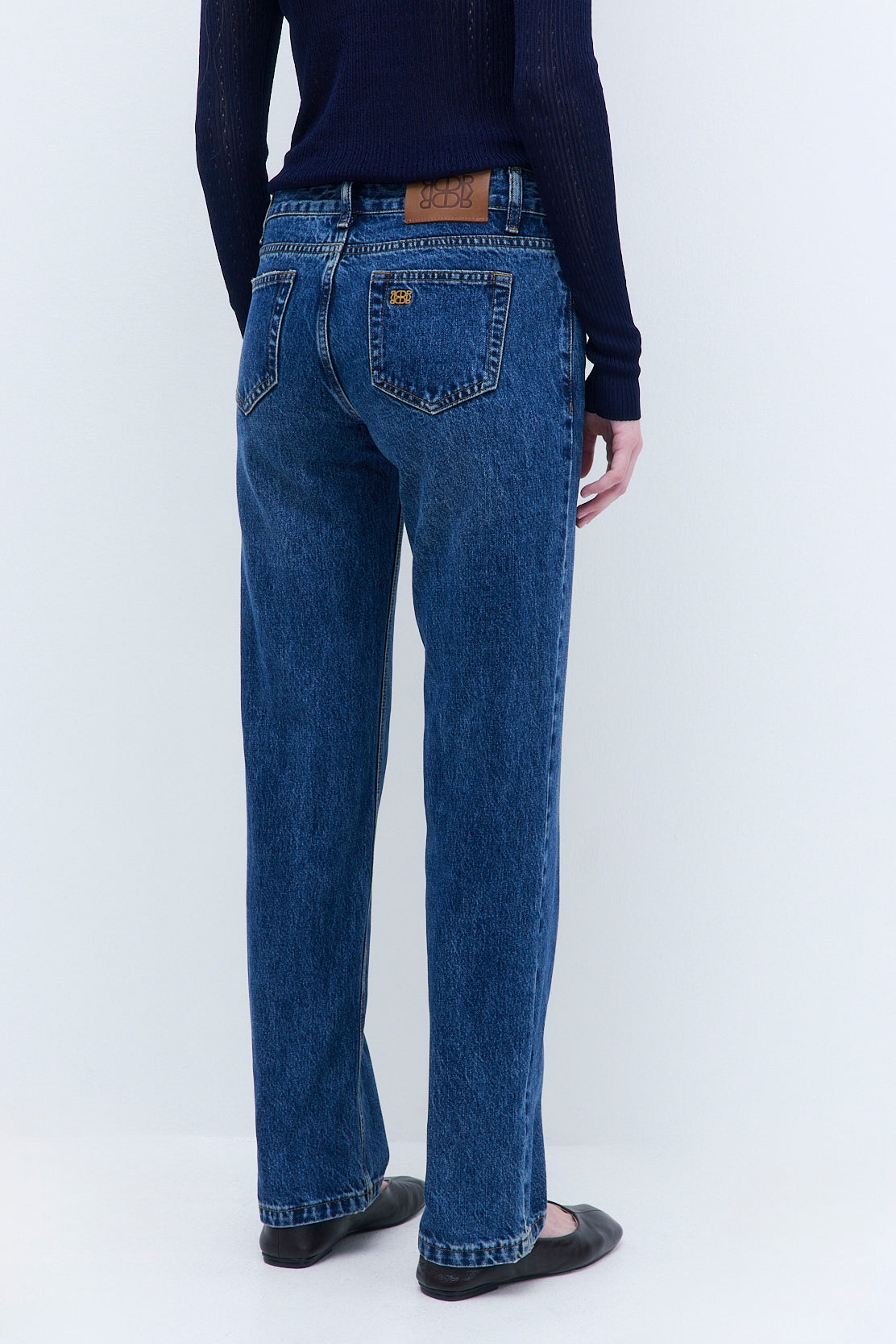 No.15| Low Rise Straight Denim - Dé Rococo