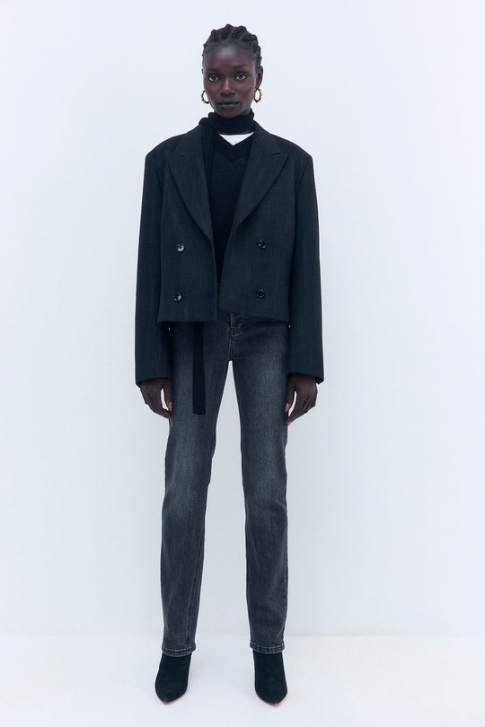 No.18| Mid Rise Fitted Denim - Dé Rococo