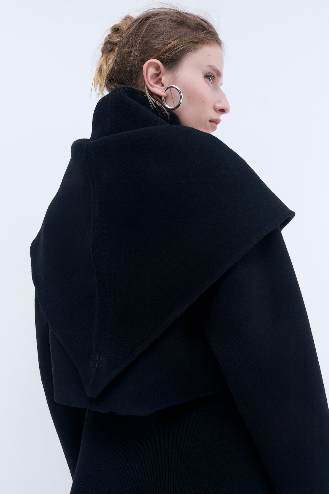 Double Wool Triangle Scarf