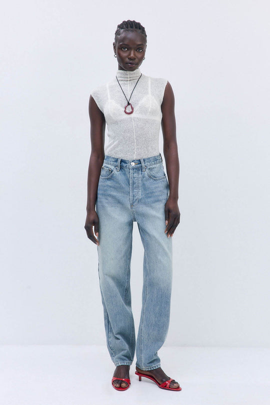 No.13| High Rise Tapered Balloon Denim - Dé Rococo