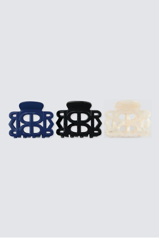 3 Piece Mini Claw Clip Set