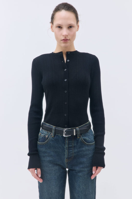 Merino Wool Loose Cardigan - Dé Rococo