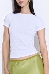 Satin Slip Midi Skirt