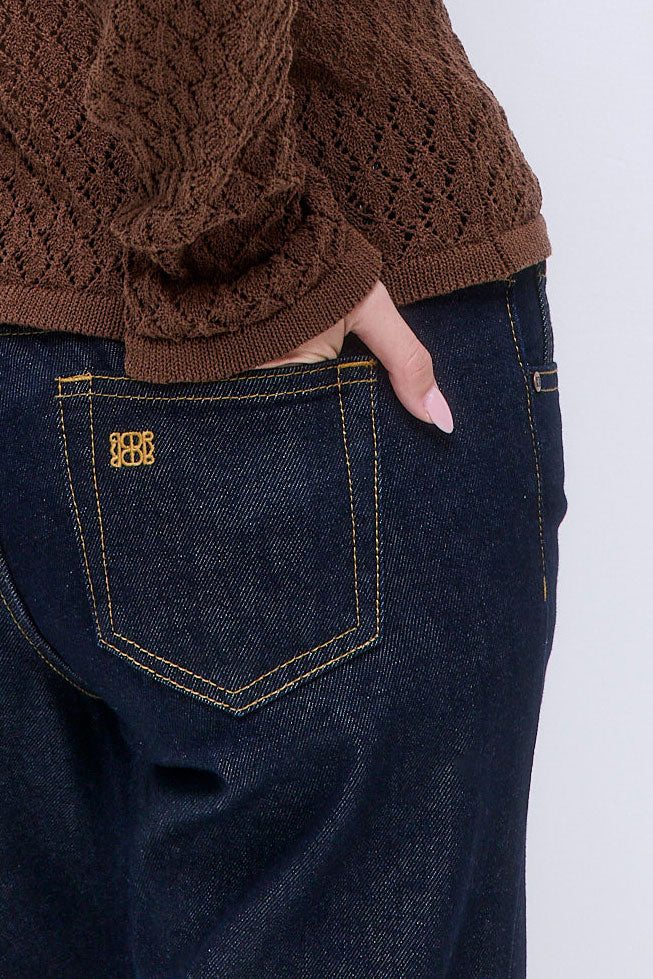 No.15| Low Rise Straight Denim - Dé Rococo