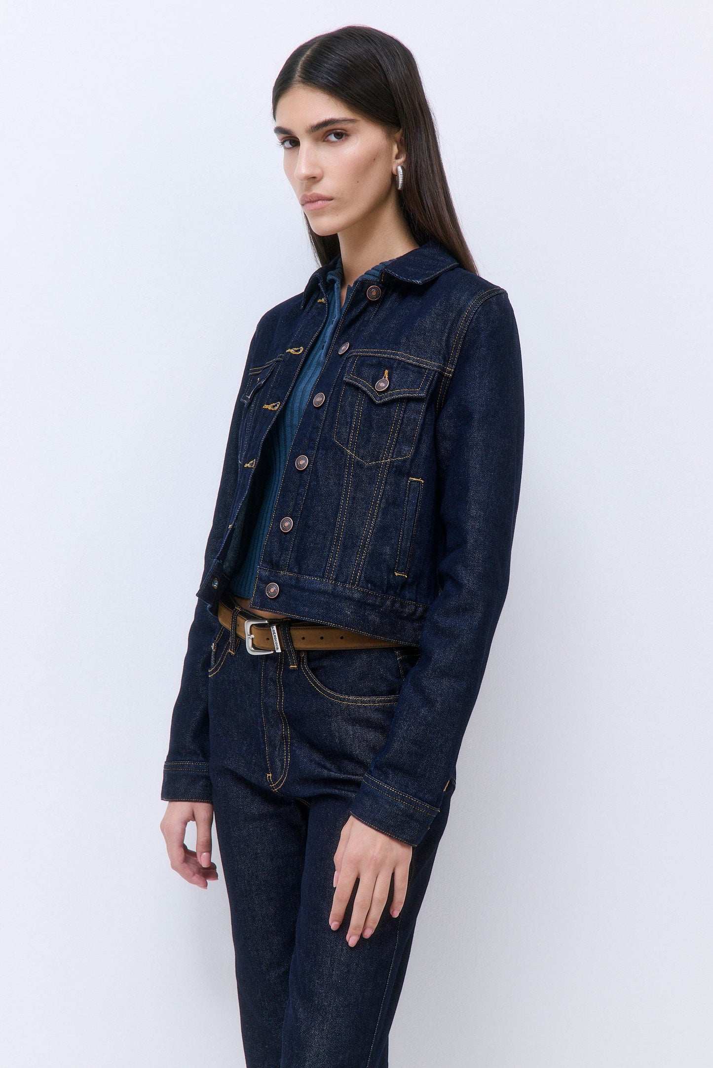 Fitted Denim Jacket