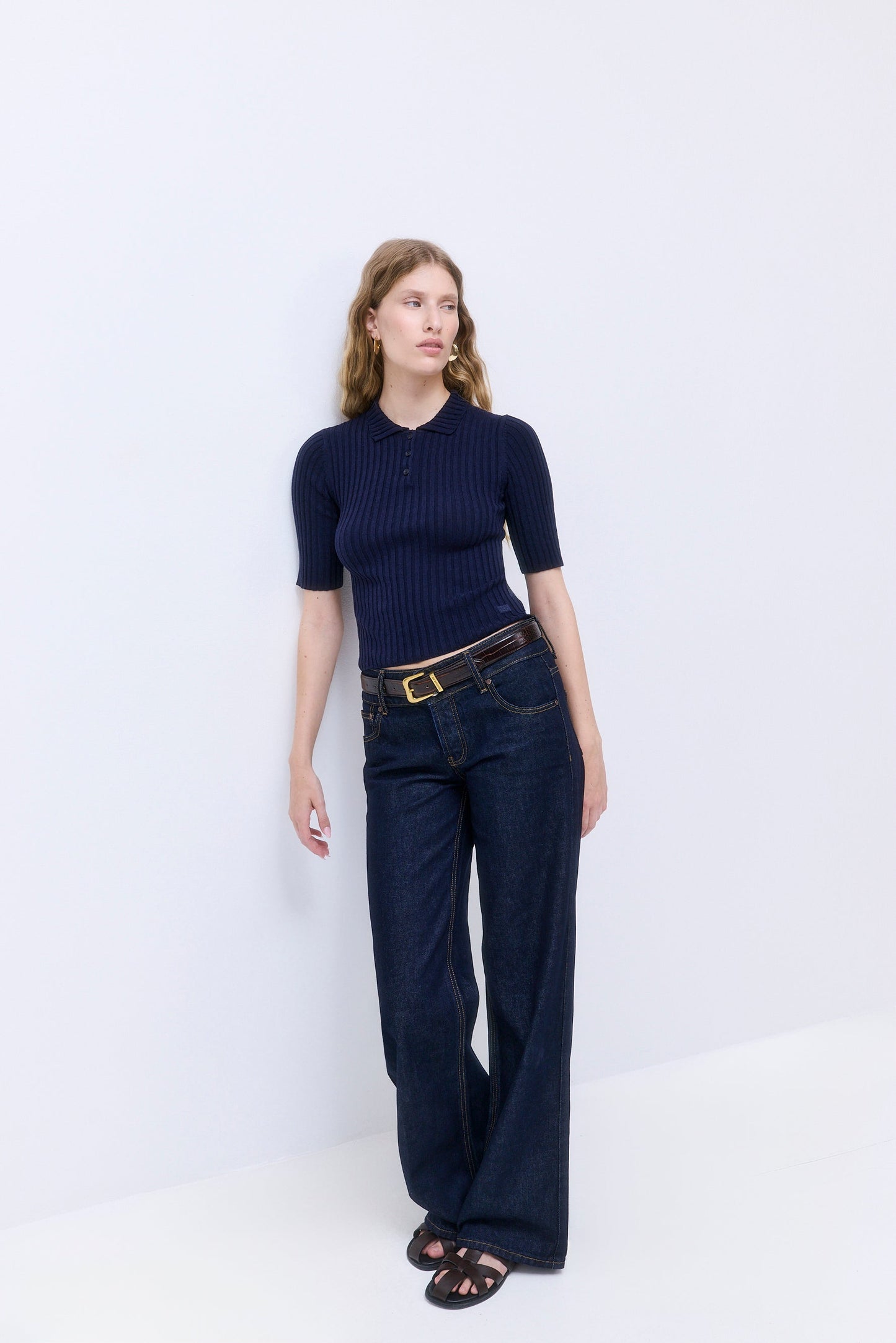 No.19| Low Rise Wide Leg Denim
