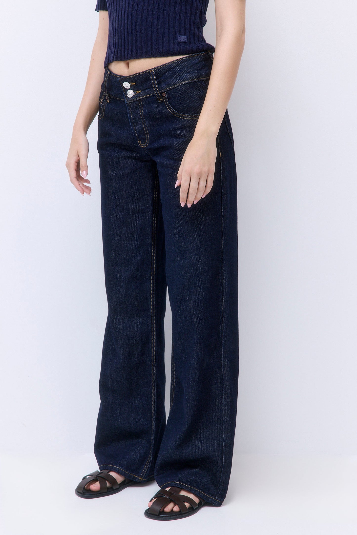 No.19| Low Rise Wide Leg Denim