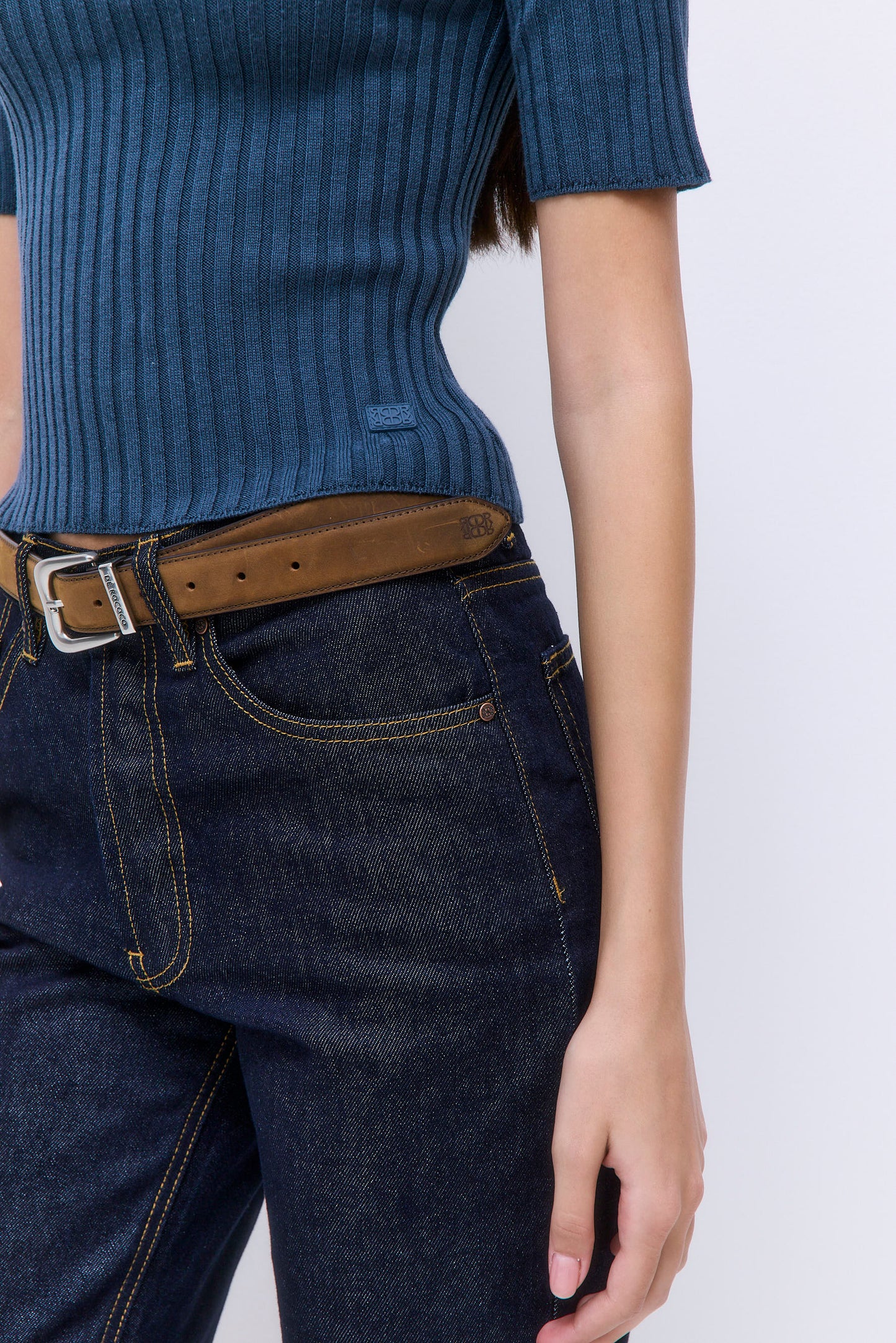 No.6| High Waisted Straight Full Length Denim
