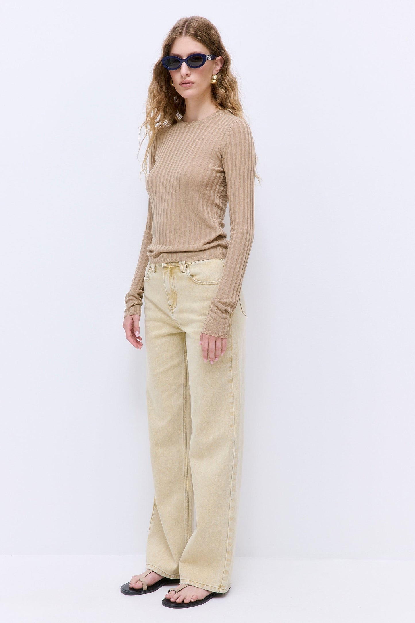 Colorwash Wide Leg Pants