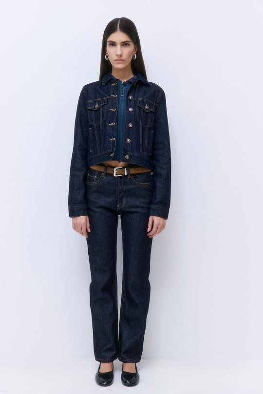 Fitted Denim Jacket - Dé Rococo