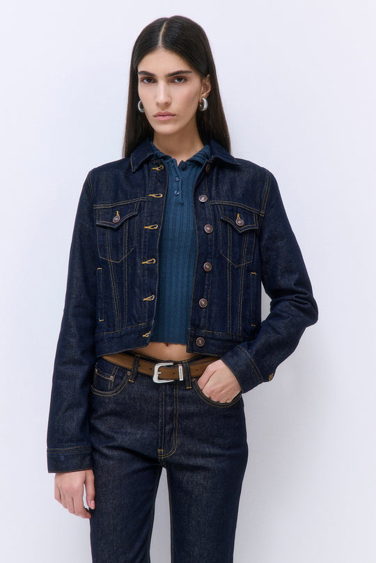 Fitted Denim Jacket - Dé Rococo