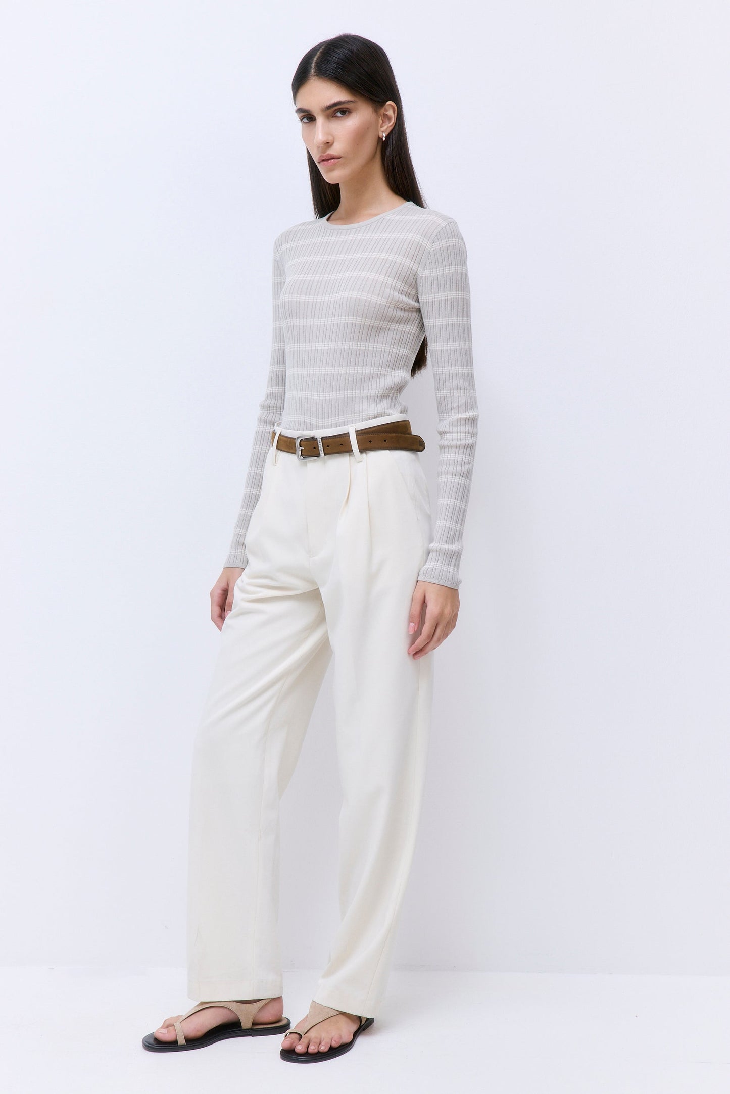 Long Sleeved Ribbed Knit