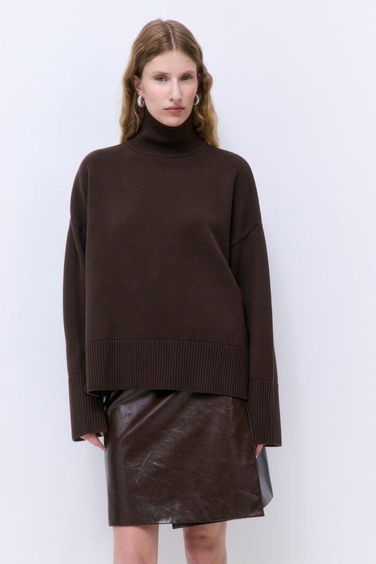 Oversized Turtleneck Jumper - Dé Rococo