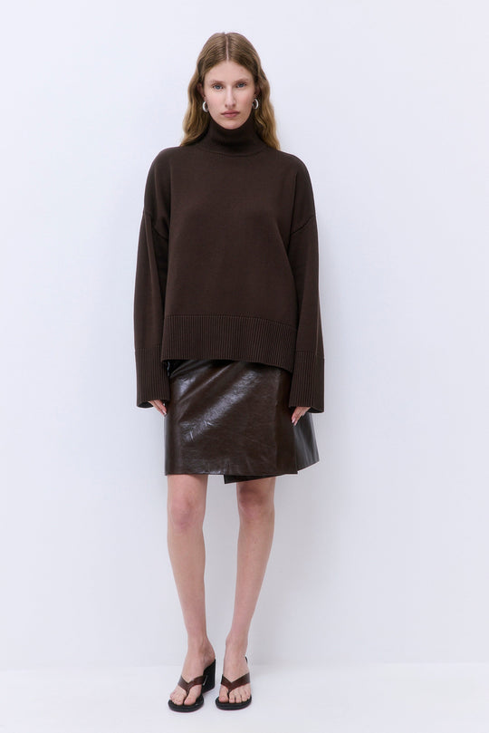 Oversized Turtleneck Jumper - Dé Rococo