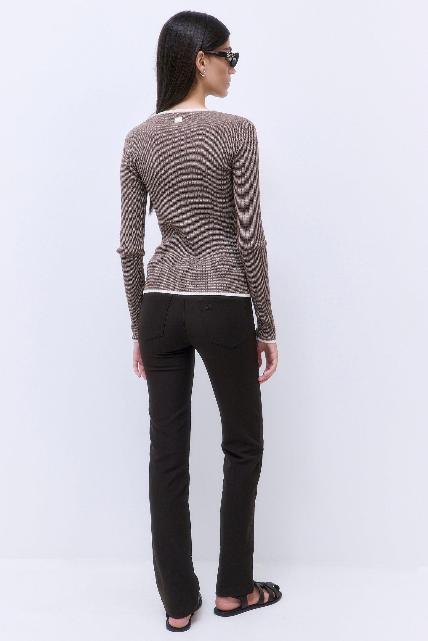 Long Sleeved Ribbed Knit