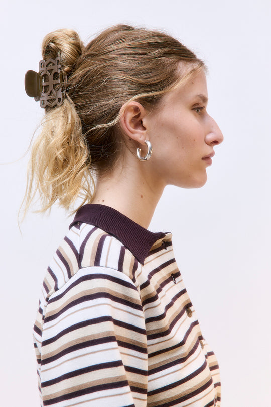 Caramel x Chocolate Brown Claw Clip Set (2 pieces)