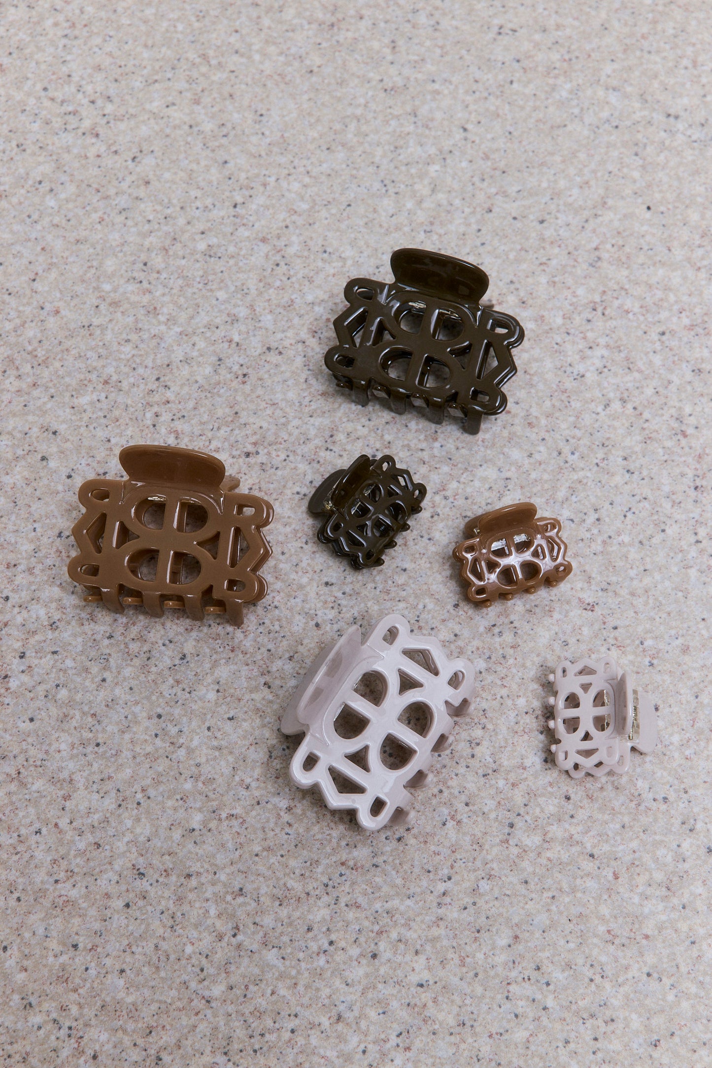 3 Piece Mini Claw Clip Set