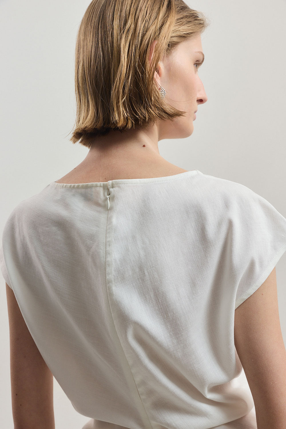 Fitted Boatneck Top