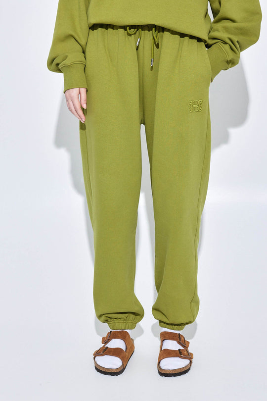 Embroidered Fleece Jogger - Dé Rococo