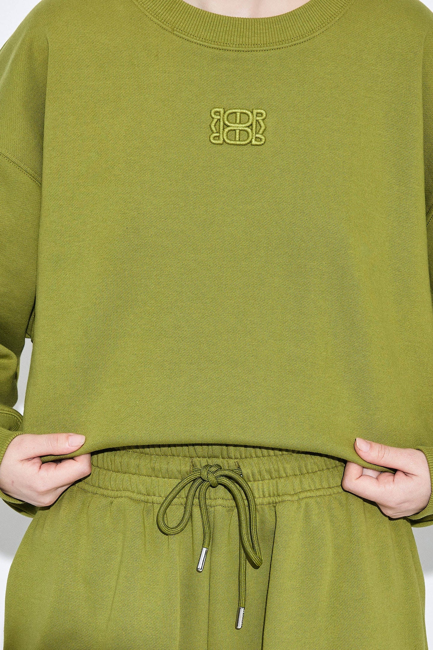 Embroidered Fleece Jogger - Dé Rococo