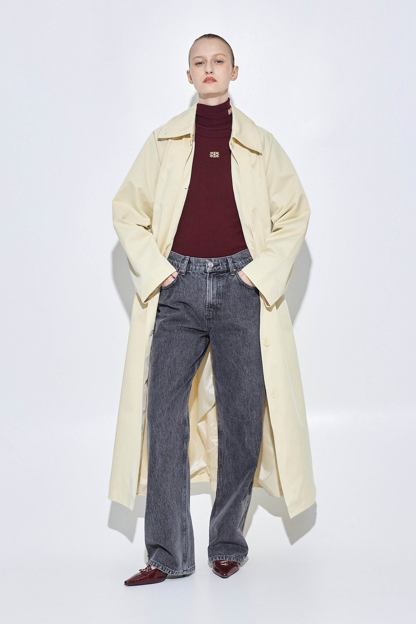 No.11| Mid Rise Full Length Baggy Denim - Dé Rococo