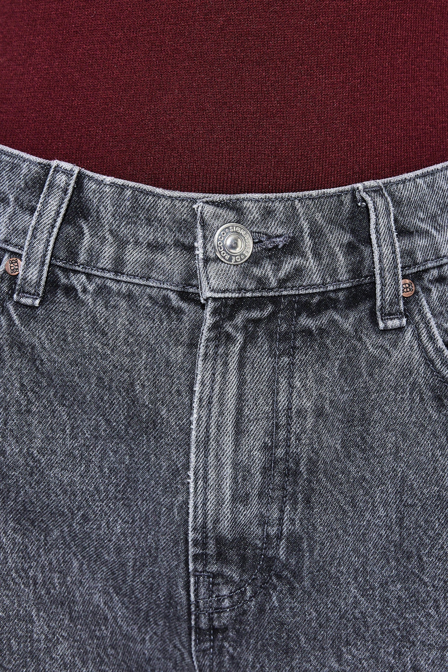 No.11| Mid Rise Full Length Baggy Denim