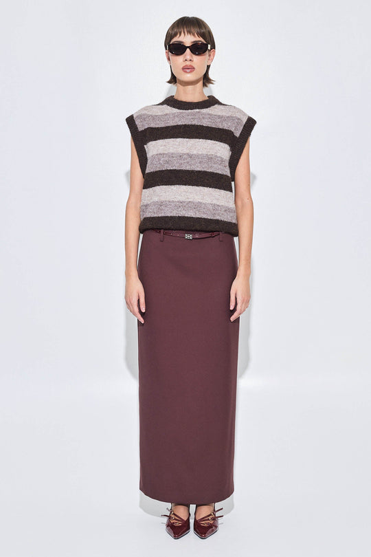 Low Rise Daddy Maxi Skirt - Dé Rococo