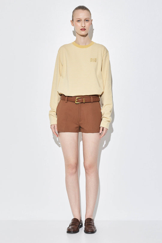 Mid Waisted Tailored Daddy Shorts - Dé Rococo