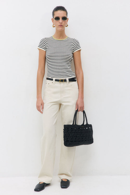 Ribbed Striped Top