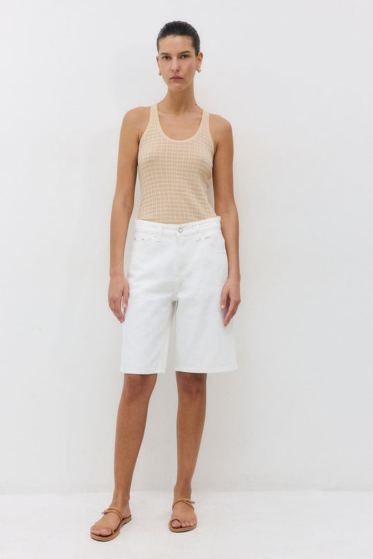 Ribbed Striped Tank Top