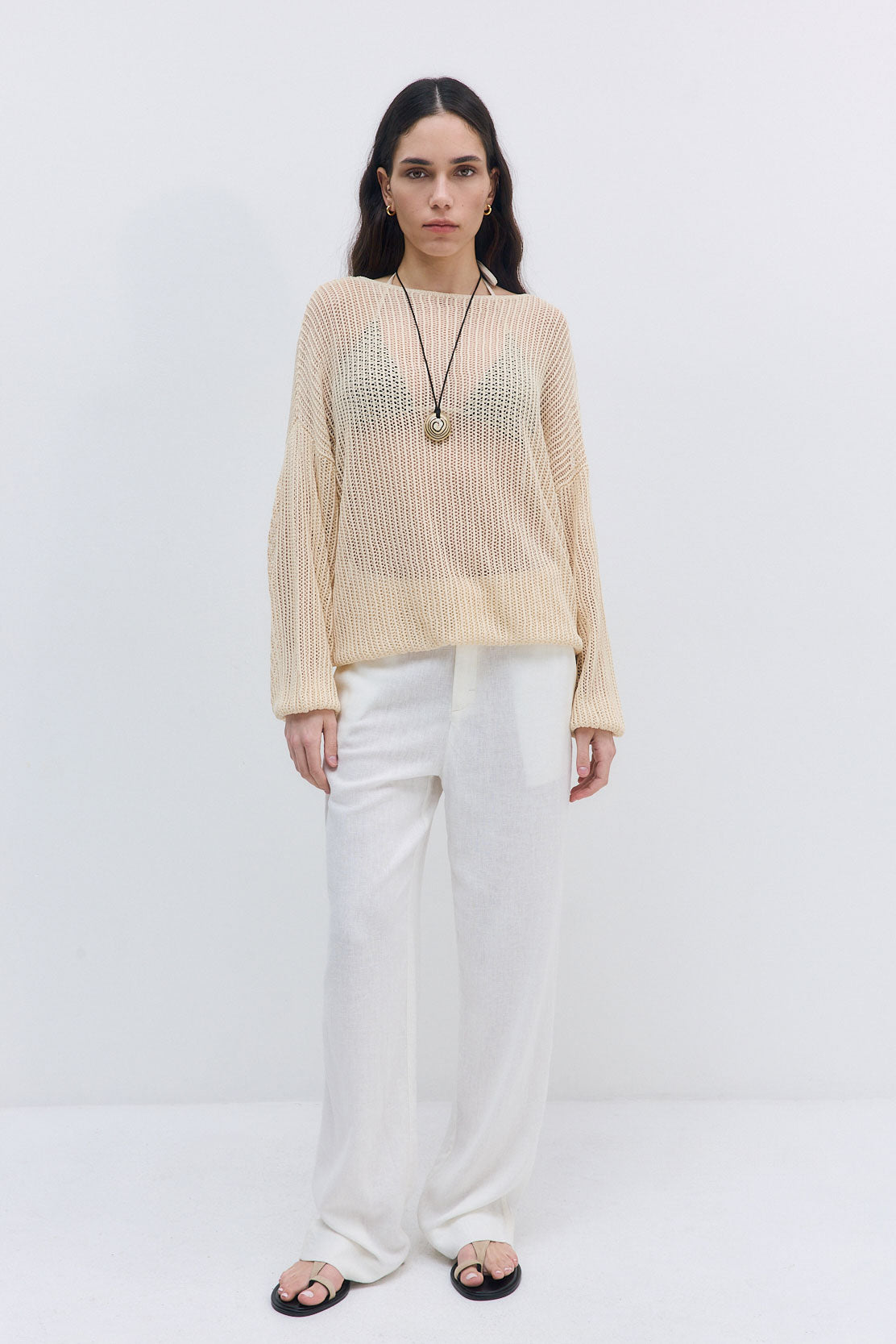 Crochet Boatneck Top