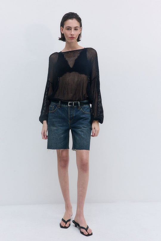 Crochet Boatneck Top