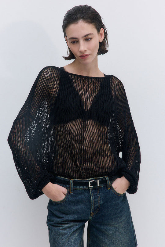 Crochet Boatneck Top