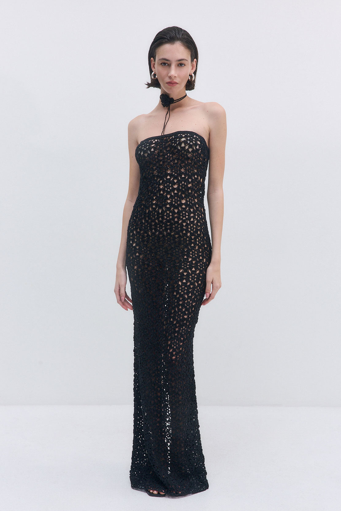 Flower Crochet Maxi Dress – Dé Rococo WORLD