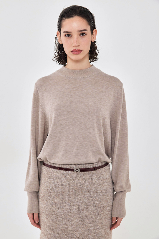 Light Knitted Mockneck - Dé Rococo