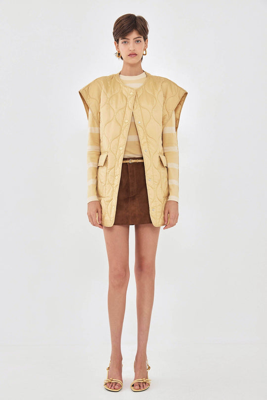 Quilted Vest - Dé Rococo