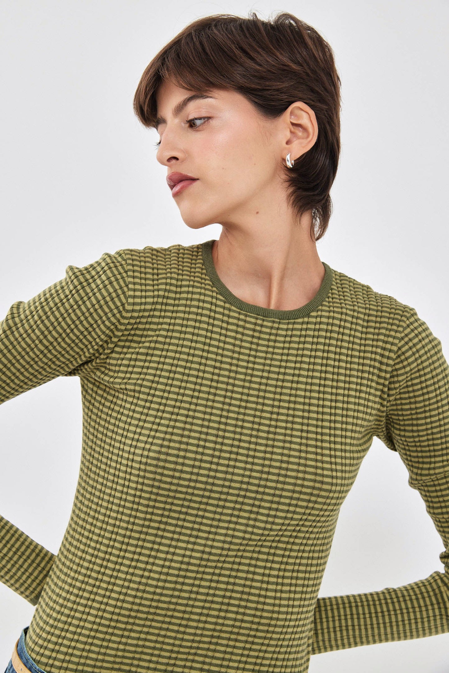 Long Sleeve Ribbed Striped Knit - Dé Rococo