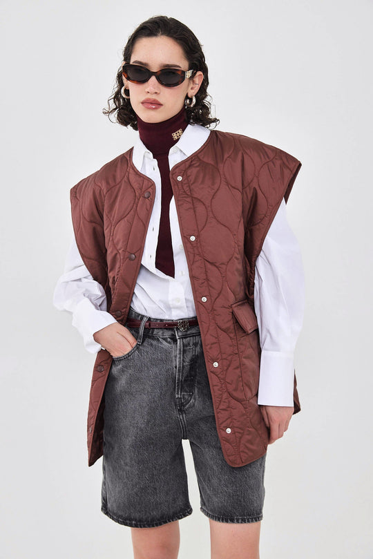 Quilted Vest - Dé Rococo