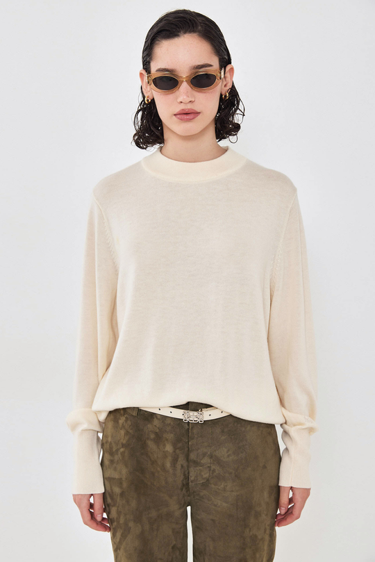 Light Knitted Mockneck - Dé Rococo