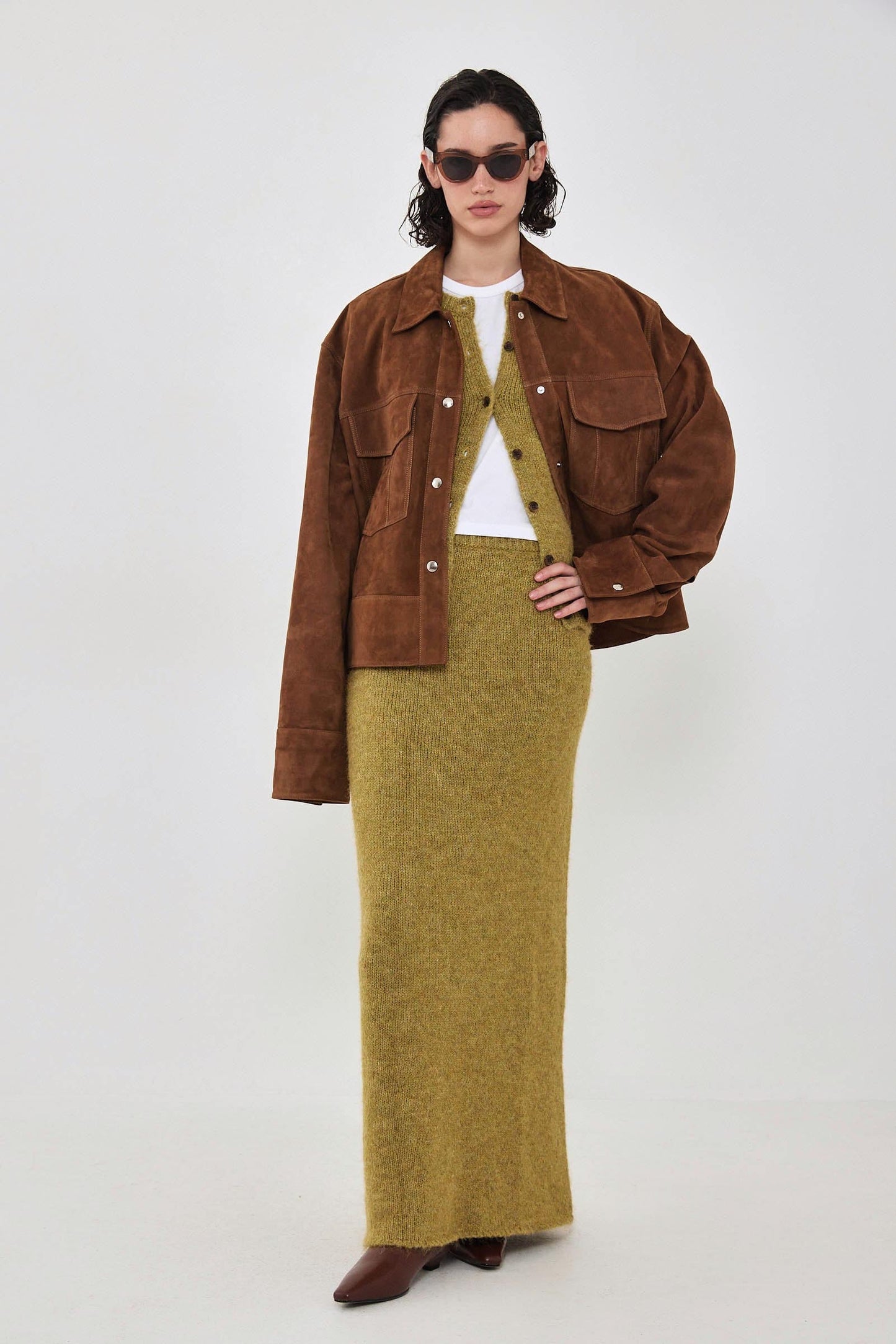 Fuzzy Maxi Skirt - Dé Rococo