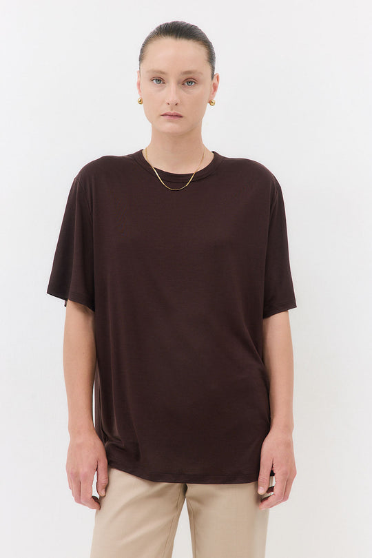 Oversized Crew Neck T Shirt
