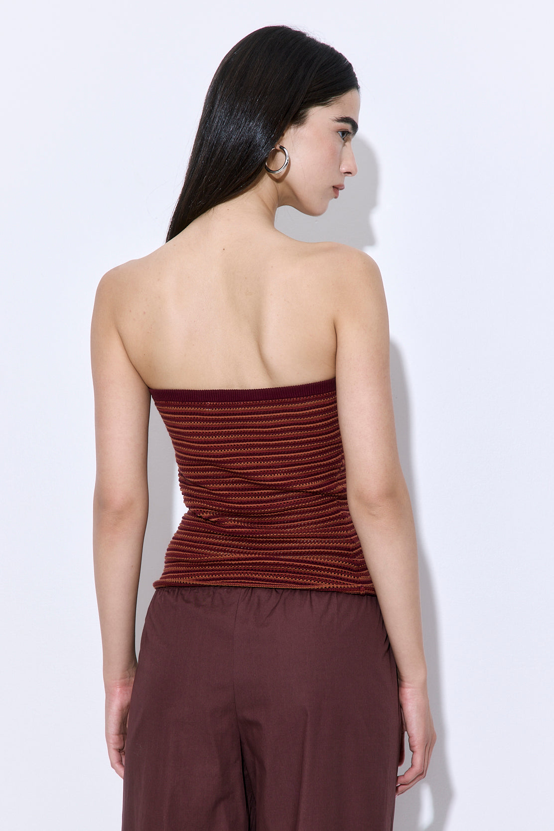 Crochet Strapless Top