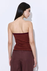 Crochet Strapless Top