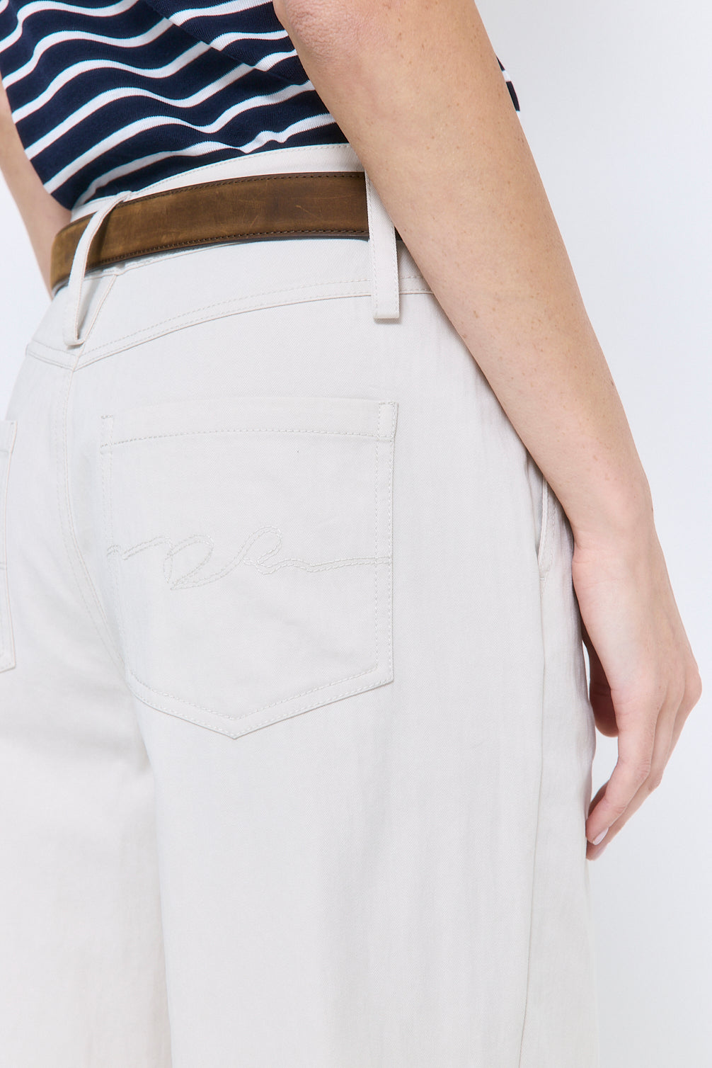 High Rise Relaxed Cotton Pants - Dé Rococo