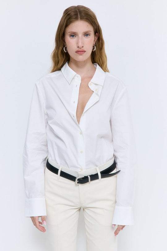 Fitted Poplin Button Down - Dé Rococo