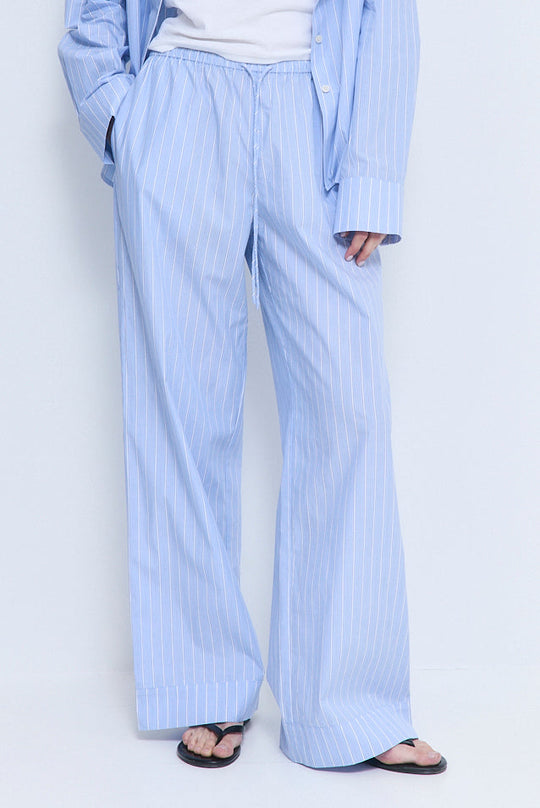 Mid Rise Poplin Pants - Dé Rococo