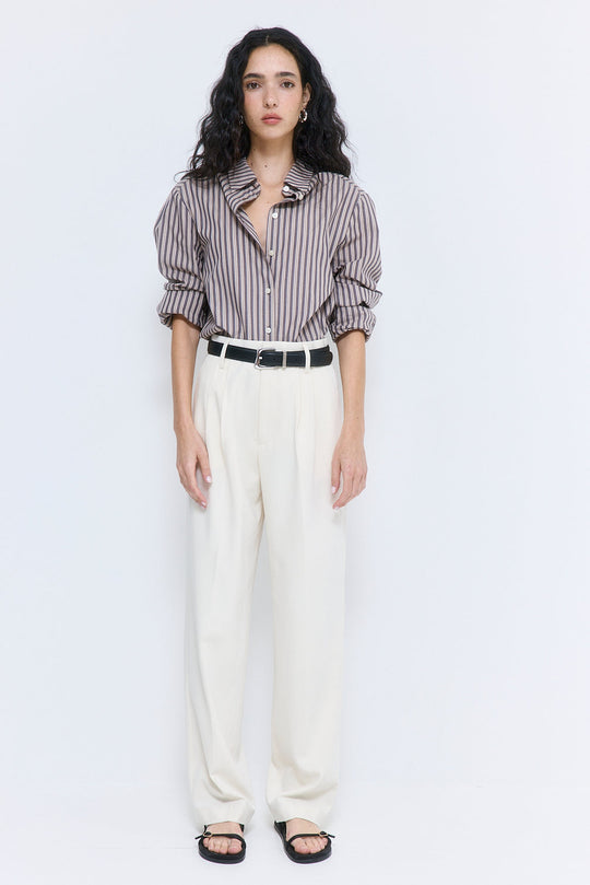 Fitted Poplin Button Down - Dé Rococo