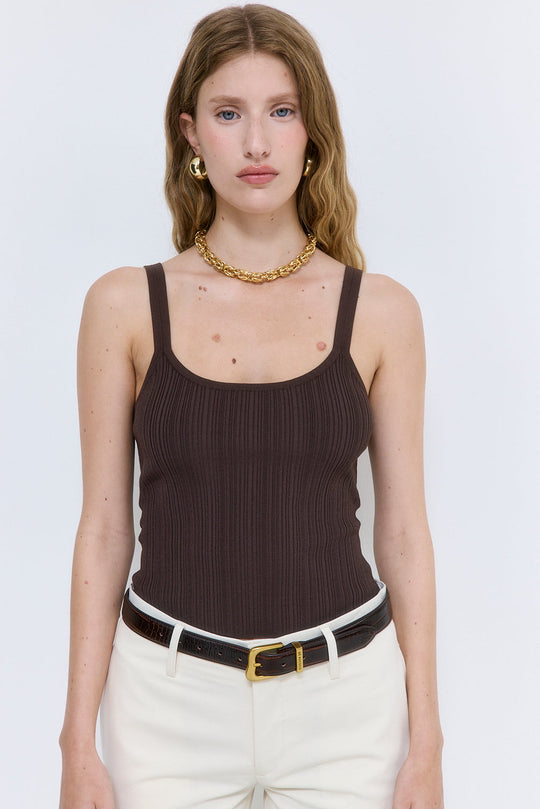 Ribbed Tank Top - Dé Rococo