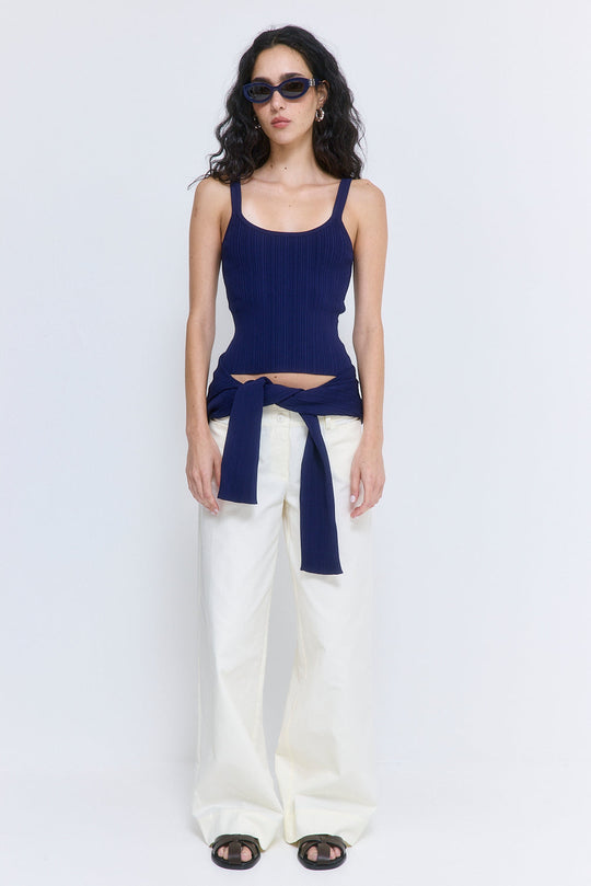 Ribbed Tank Top - Dé Rococo